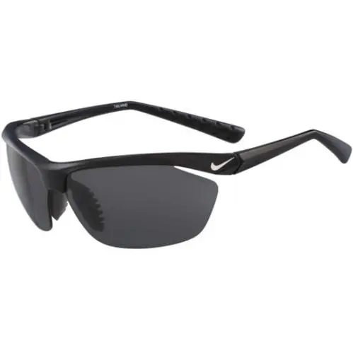 Nike Tailwind Men`s Black Semi-rimless Sport Sunglasses - EV0491 001 - Italy - Frame: Black, Lens: Gray