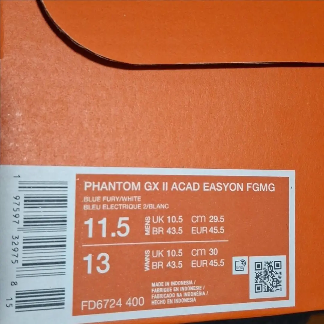 Nike shoes - Nike Phantom GX II Academy Easyon - FD6724-400 - Blue 9