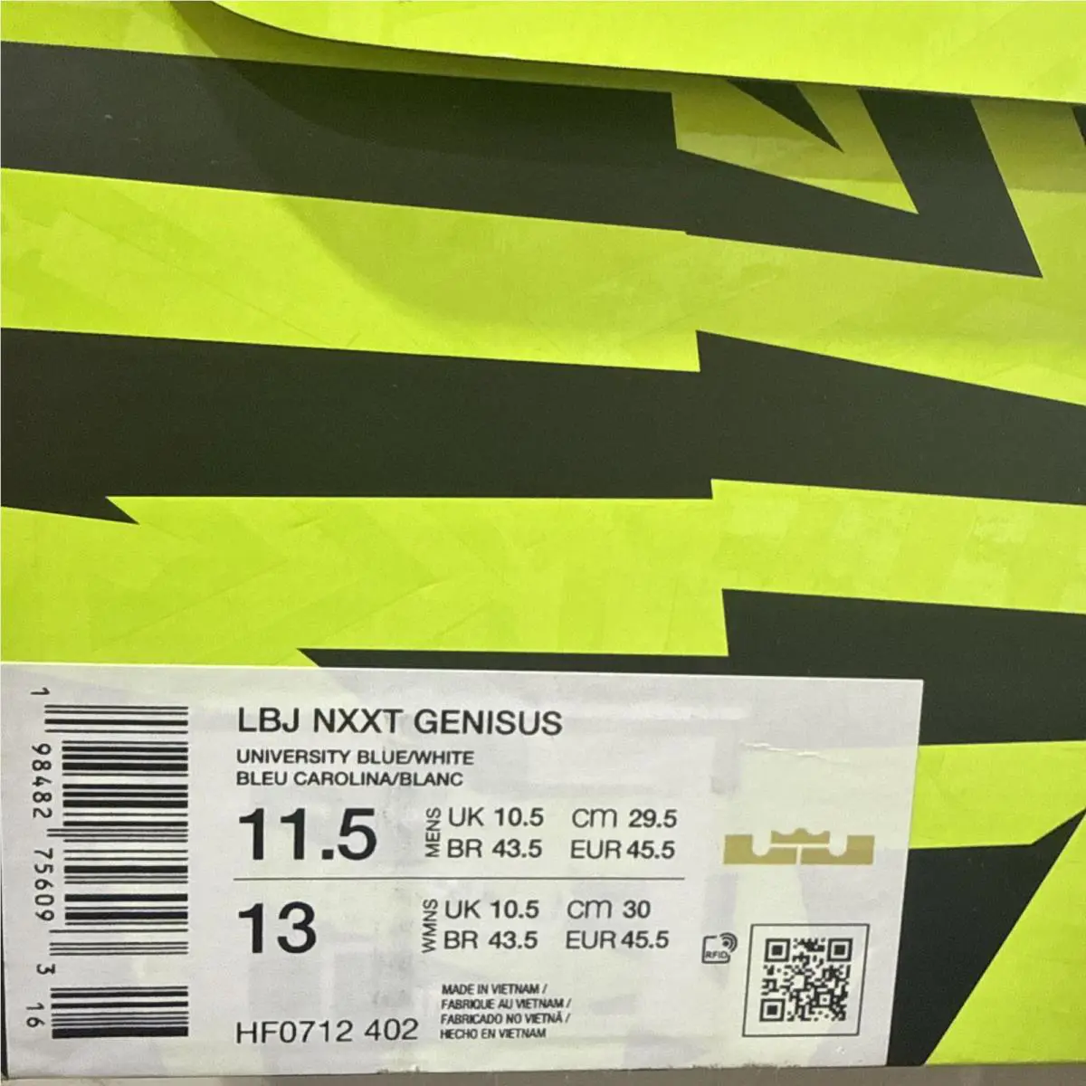 Nike shoes - Nike LeBron NXXT Genisus - LeBron NXXT Genisus - HF0712-402 - Blue (UPC: 198482756093) 5
