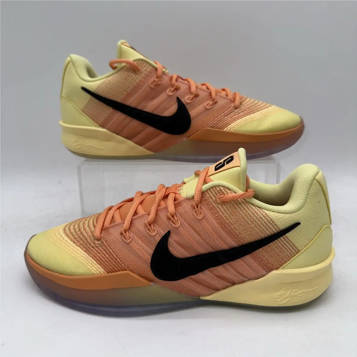 Nike Women`s Size 10 Sabrina 3 Asw IB2273 700 Soft Yellow/ Black Basketball - Yellow