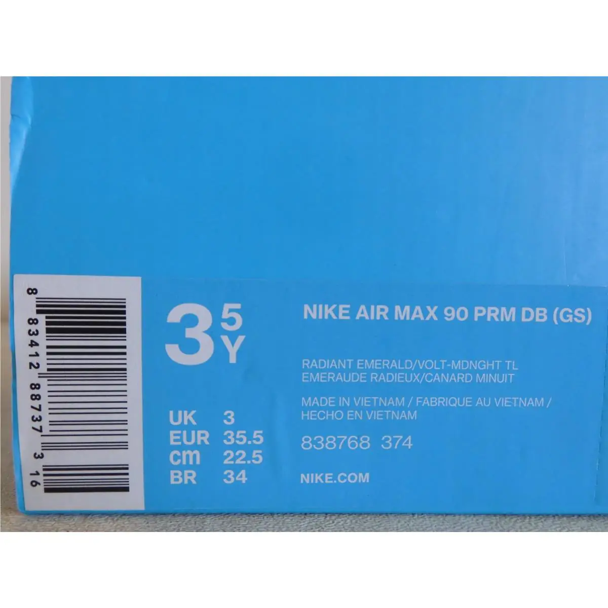 Nike shoes - Nike Air Max 90 Premium - Green (UPC: 883412887373) 6