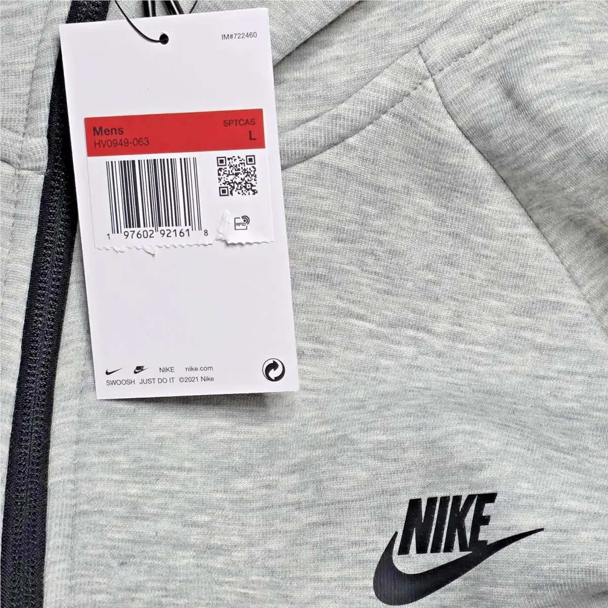 Nike clothing - Nike Tech - Tech - HV0949 - Gray (UPC: 197602921618) 2