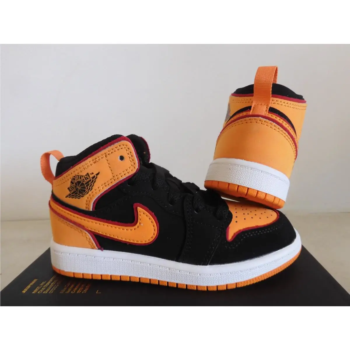 Nike shoes - Air Jordan 1 Mid - Air Mid - Black (UPC: 196608300380) 1