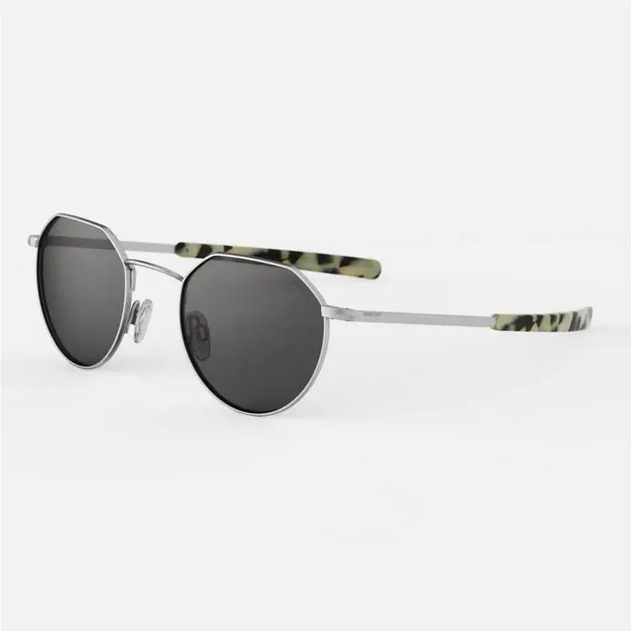 Hamilton 50mm Matte Chrome Bayonet Polarized American Gray Lens by Randolph