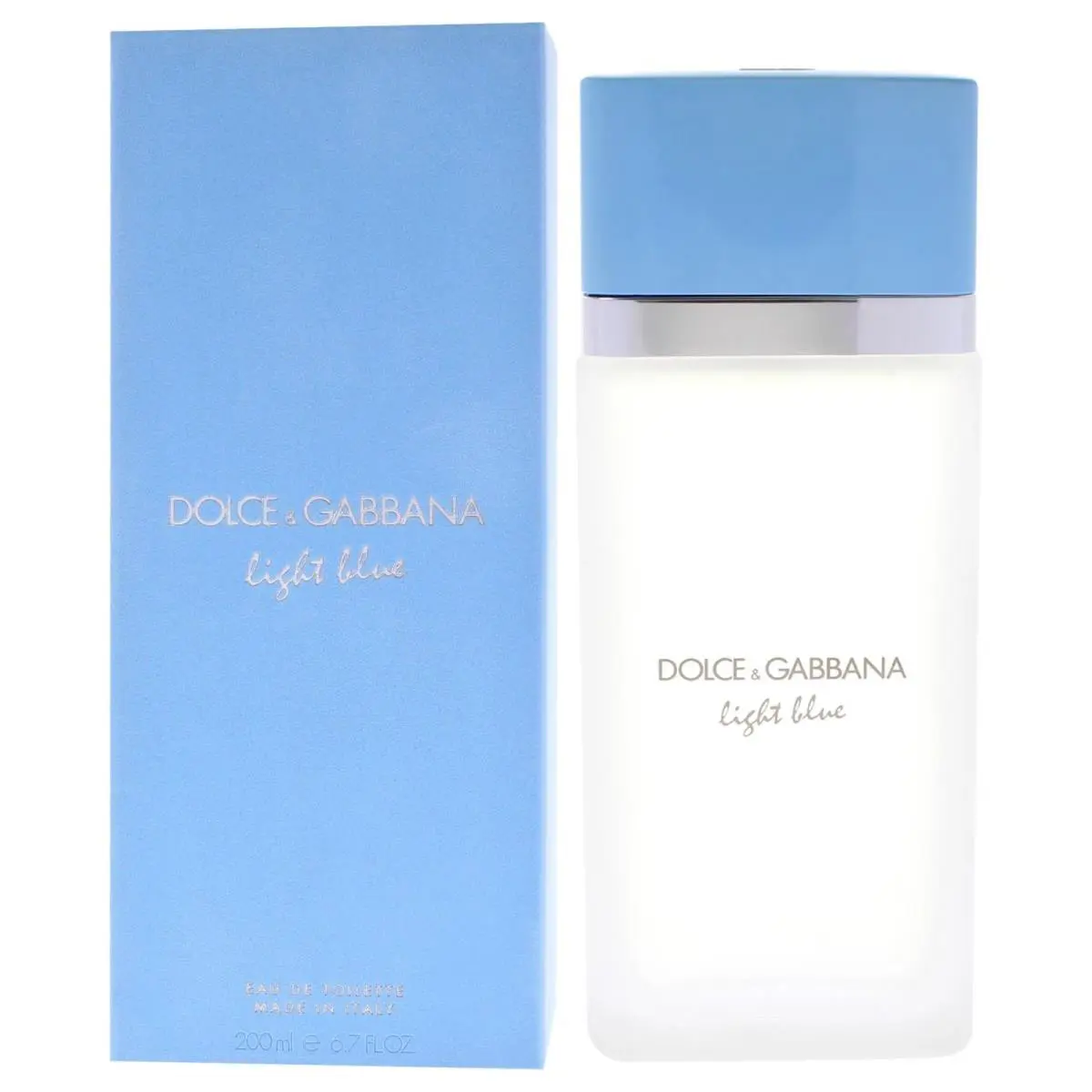 Dolce Gabbana D G Light Blue 6.7 OZ Edt Refillable Spray For Women