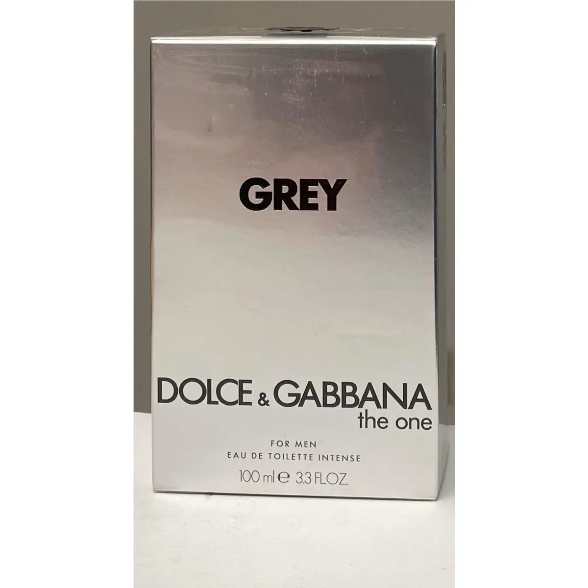 The One Grey Dolce Gabbana Men 3.3oz 100ml Eau de Toilette Intense