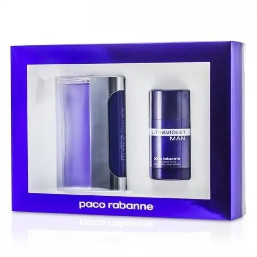 Paco Rabanne Ultraviolet Man 2pc Gift Set 3.3oz Edt + 2.7oz Deo Stick