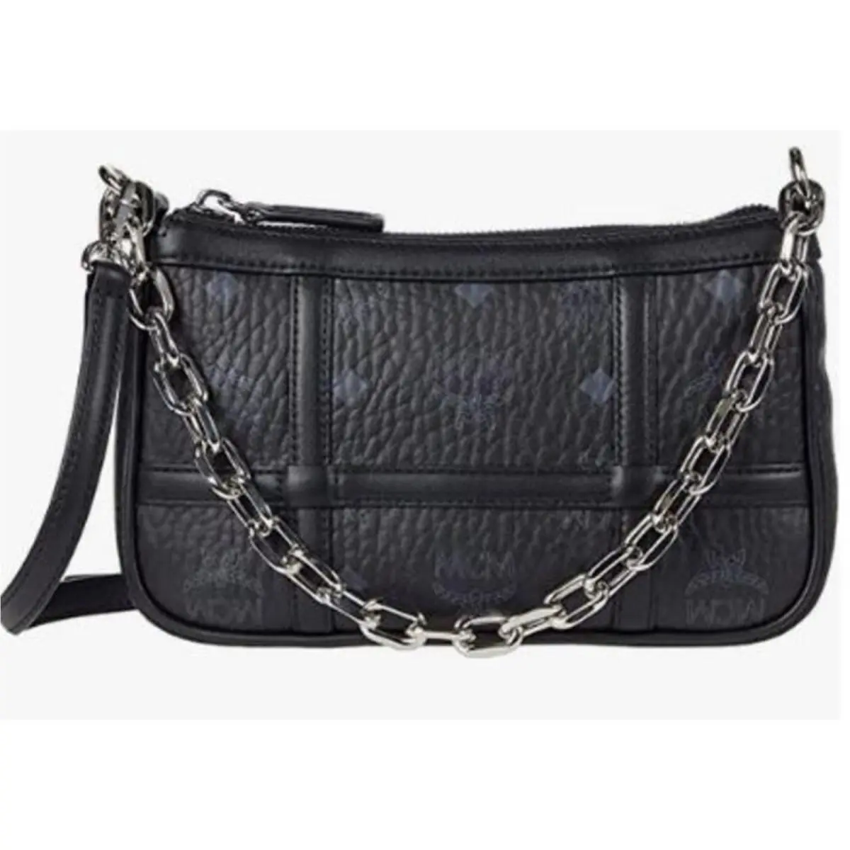 Mcm Women`s Delmy Visetos Shoulder Mini Bag Print One Size Black by MCM
