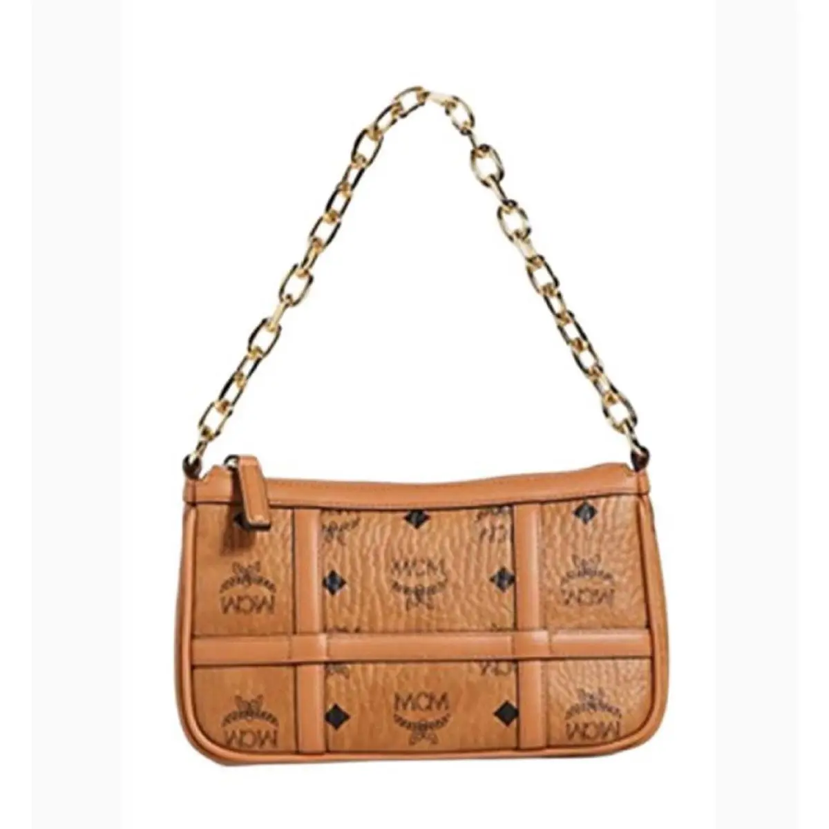 Mcm Women`s Delmy Visetos Shoulder Mini Bag Print One Size Cognac, Brown, Tan, by MCM