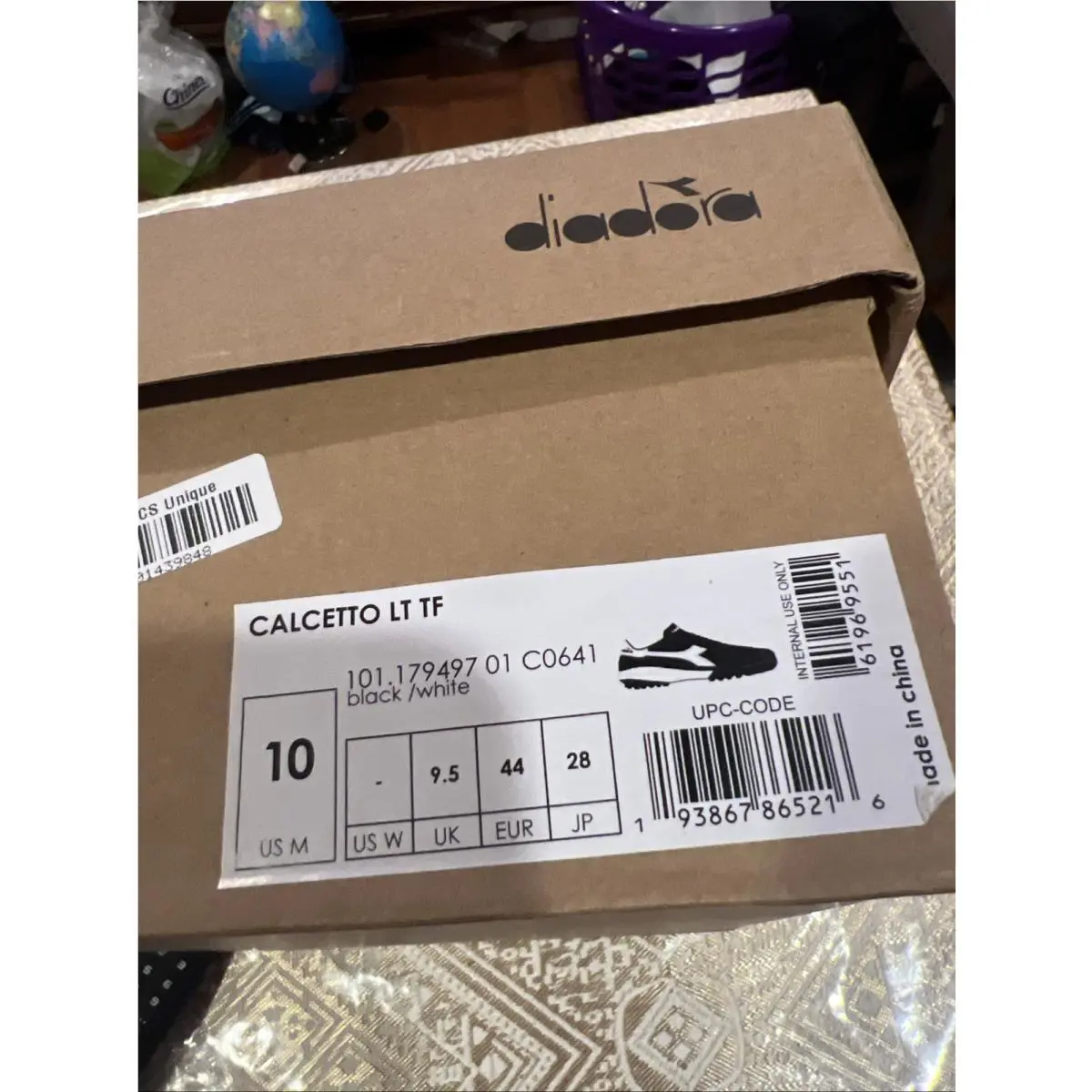 Diadora shoes - Diadora Calcetto LT Turf - Calcetto Turf - 101179497-C0641 - Black (UPC: 0193867865216) 22