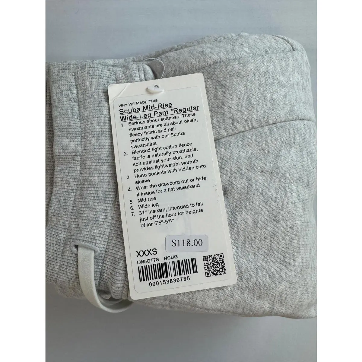 Lululemon clothing - Heathered Core Ultra Light Grey, asst 0