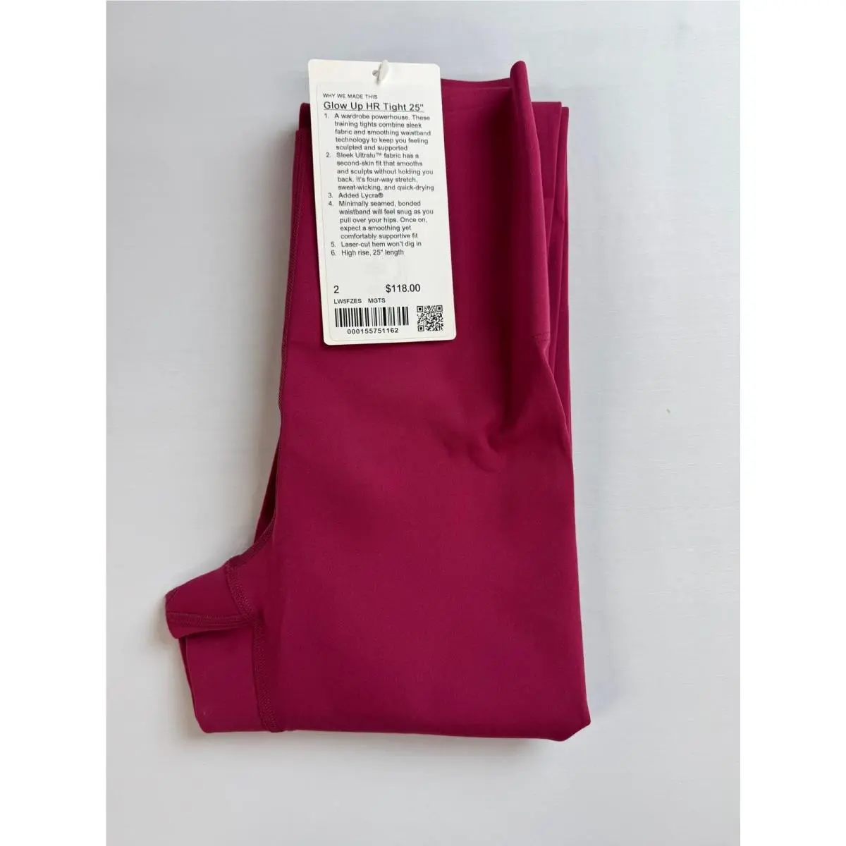 Lululemon clothing - Magenta Smoke, asst 1