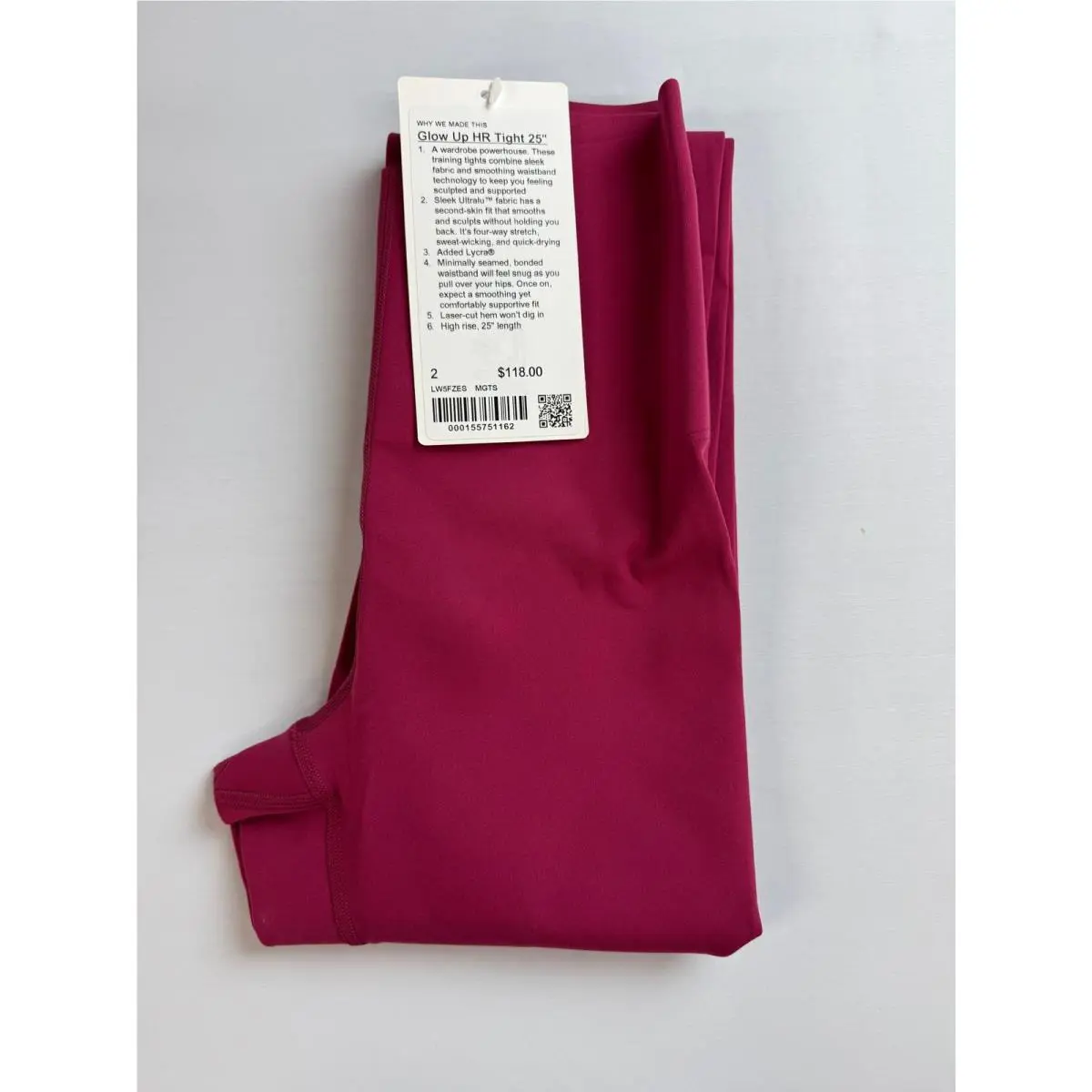 Lululemon clothing - Magenta Smoke, asst 19