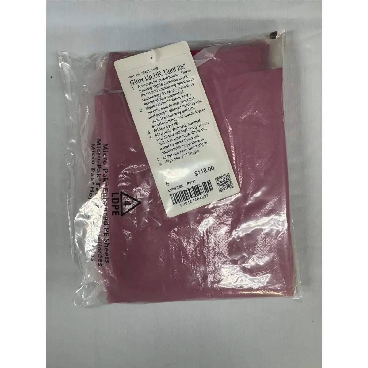 Lululemon clothing - Magenta Smoke, asst 16