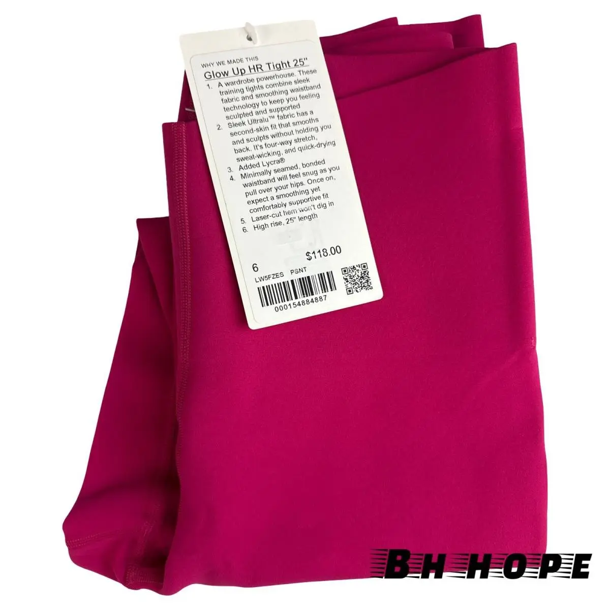Lululemon clothing - Magenta Smoke, asst 15