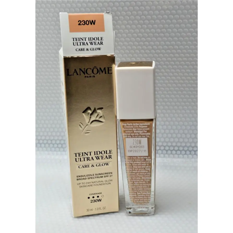 Teint Idole Ultra Wear 24HR Glow Foundation Spf 27 30ml/1fl.oz Lancome 230W by Lancôme