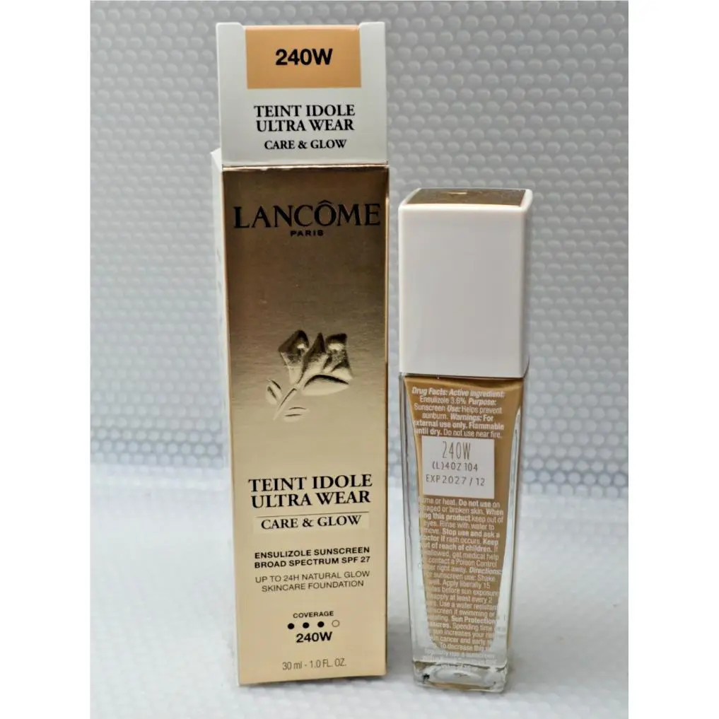 Teint Idole Ultra Wear 24HR Glow Foundation Spf 27 30ml/1fl.oz Lancome 240W by Lancôme