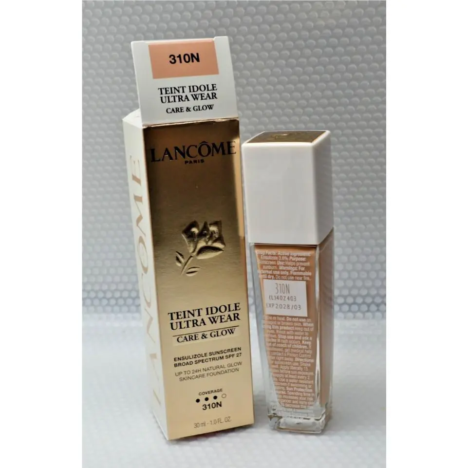 Teint Idole Ultra Wear 24HR Glow Foundation Spf 27 30ml/1fl.oz Lancome 310N by Lancôme