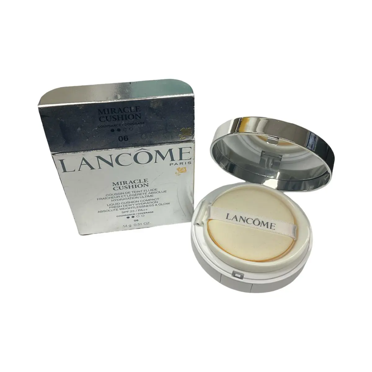 Lancome Miracle Cushion Foundation 06 Beige Moka 14g / 0.51oz