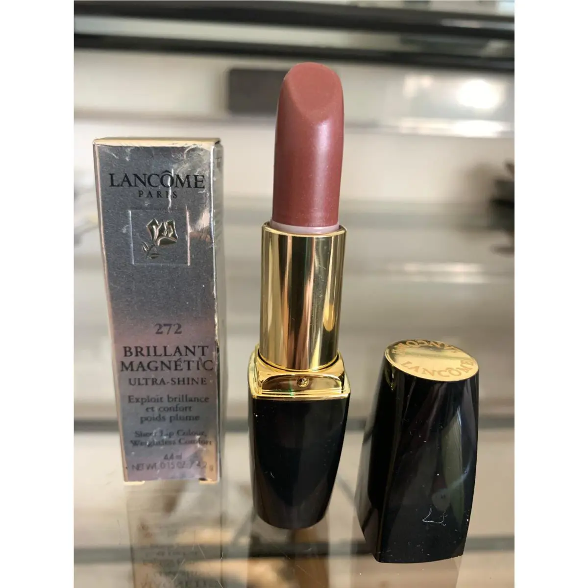 Lancome Brillant Magnetic Ultra Shine Lipstick 272 Brillant Folie Douce Mauve