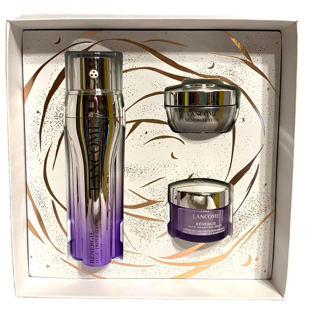 Lancome Renergie H.c.f. Triple Serum 1.7 oz + Renergie Yeux 0.5 oz Cream Set
