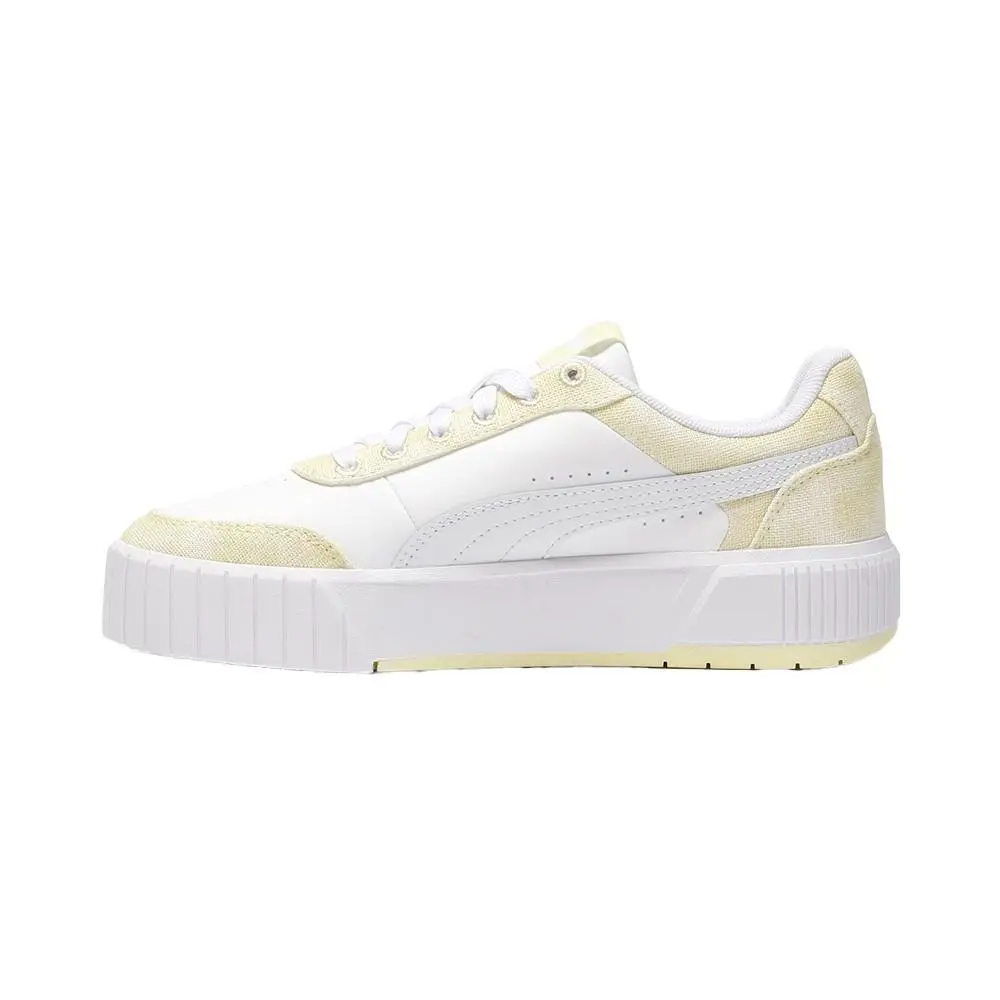 Puma shoes - PUMA Carina Mia Acid Wash Lace Up - 40575401 - White 7