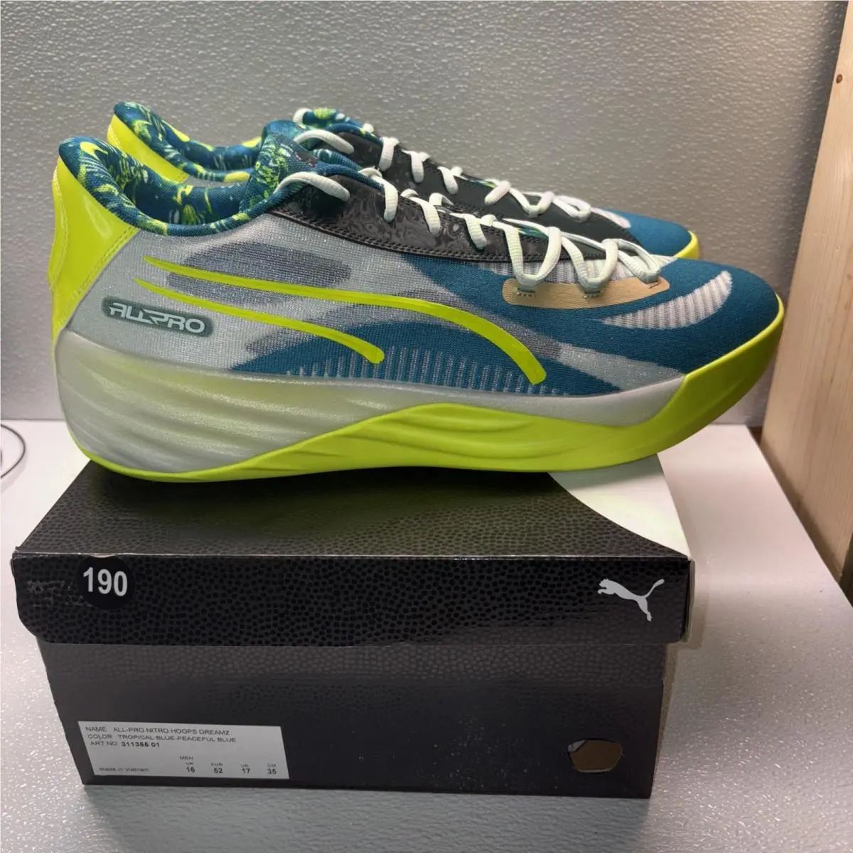 Puma Promo Sample All Pro Nitro Hoops Dreamz Basketball Mens Size 16. Heat