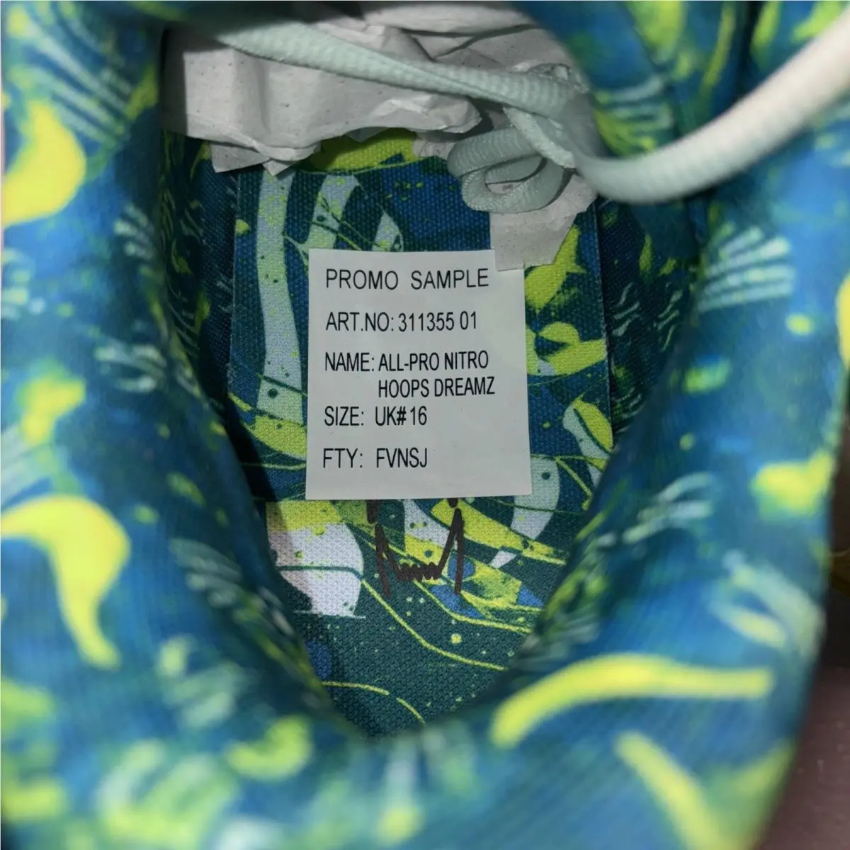 Puma shoes - PUMA All Pro Nitro Hoops Dreamz Basketball - 31135501 - Blue, Green (UPC: 197673181041) 10