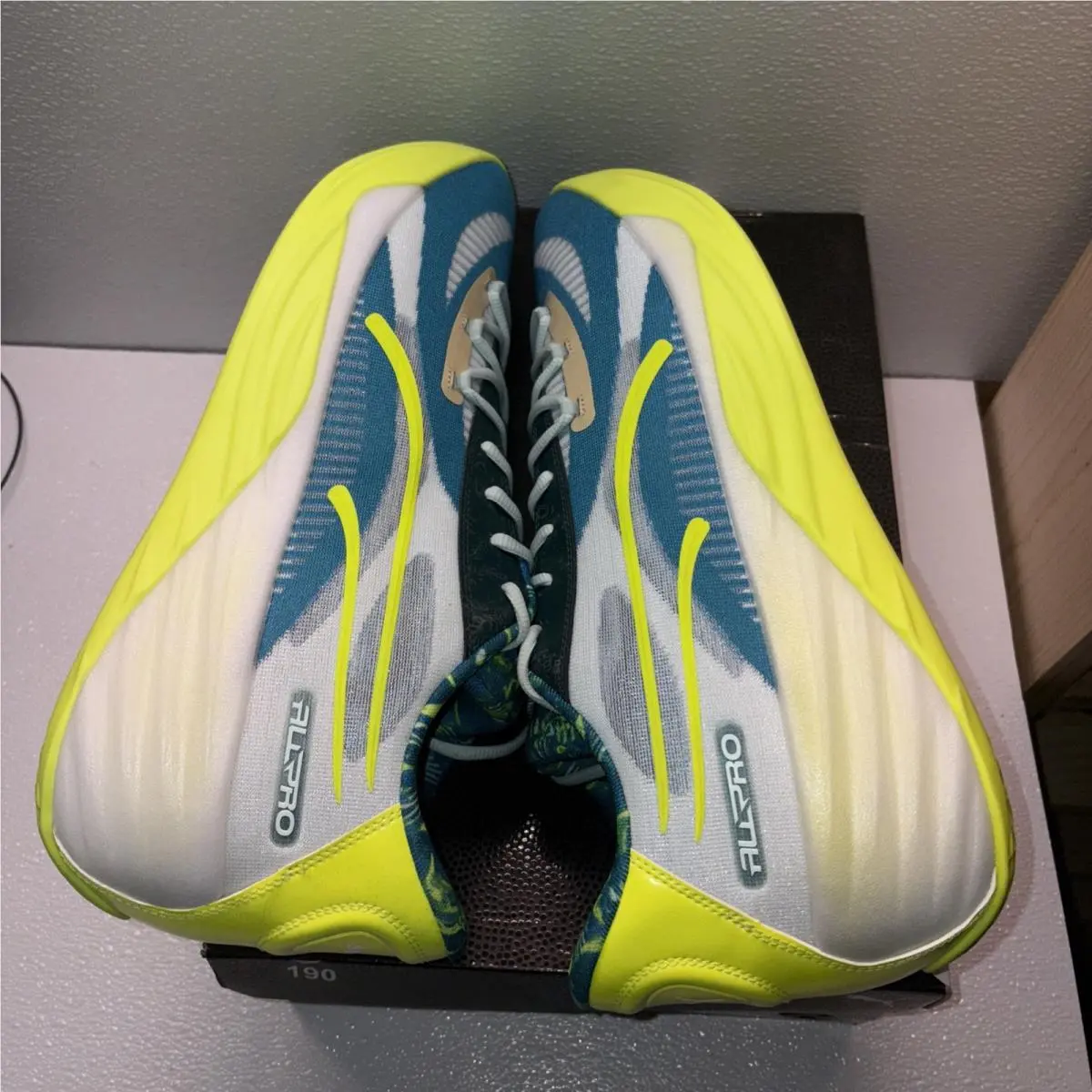 Puma shoes - PUMA All Pro Nitro Hoops Dreamz Basketball - 31135501 - Blue, Green (UPC: 197673181041) 5