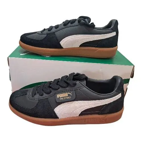 Puma shoes - Palermo Lth - Palermo Lth - 39764703 - Black/Feather Gray Gum (UPC: 196858846652) 2