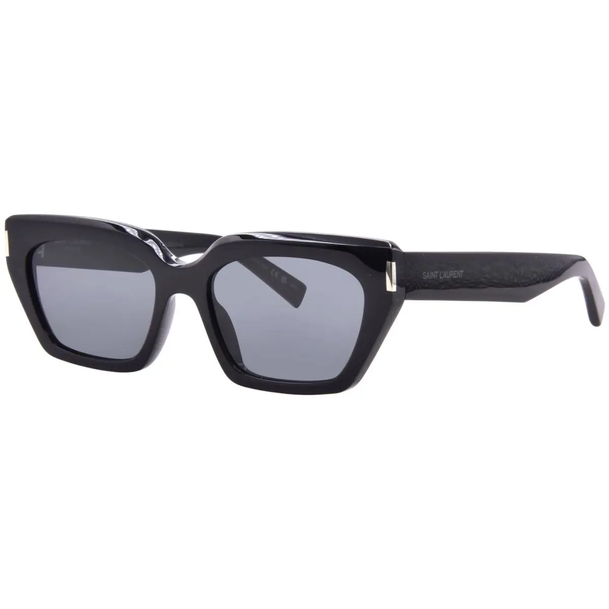 Saint Laurent Page SL 826 001 Sunglasses Women`s Black/black Cat Eye 55mm