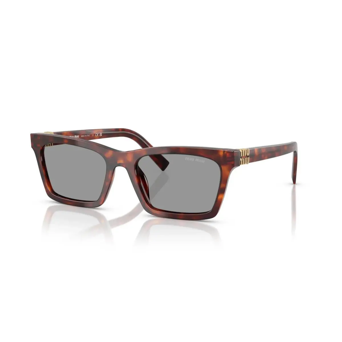 Balenciaga MU A05S Havana Mahogany/grey 21C40O Sunglasses - Frame: Havana Mahogany, Lens: Grey