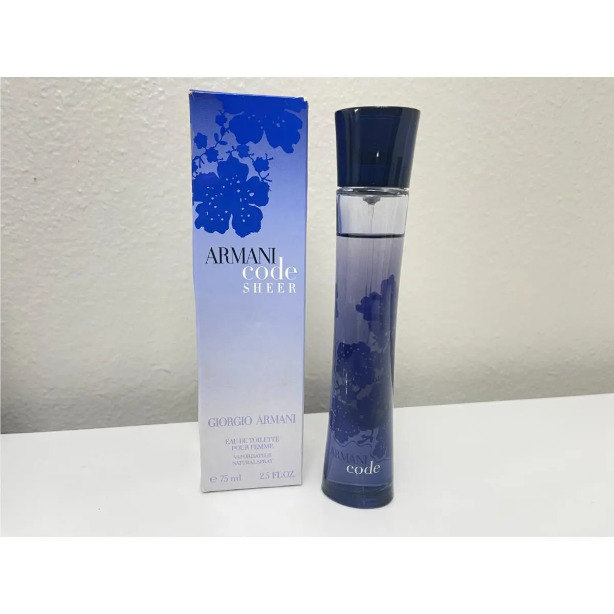 2008 Vintage Batch Armani Code Sheer by Giorgio Armani Edt 2.5 fl oz / 75 mL