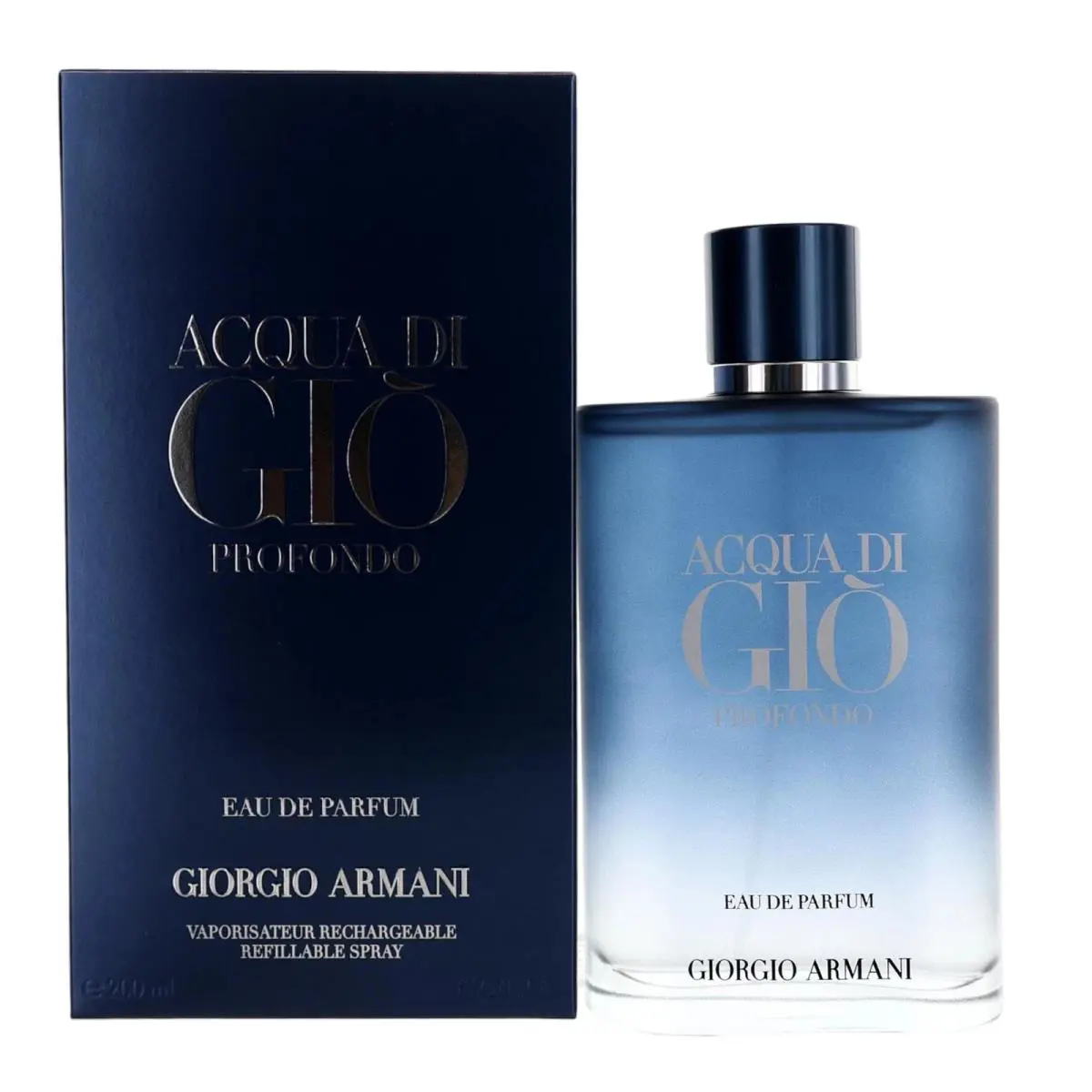 Acqua Di Gio Profondo by Giorgio Armani 6.7 oz Edp Spray For Men