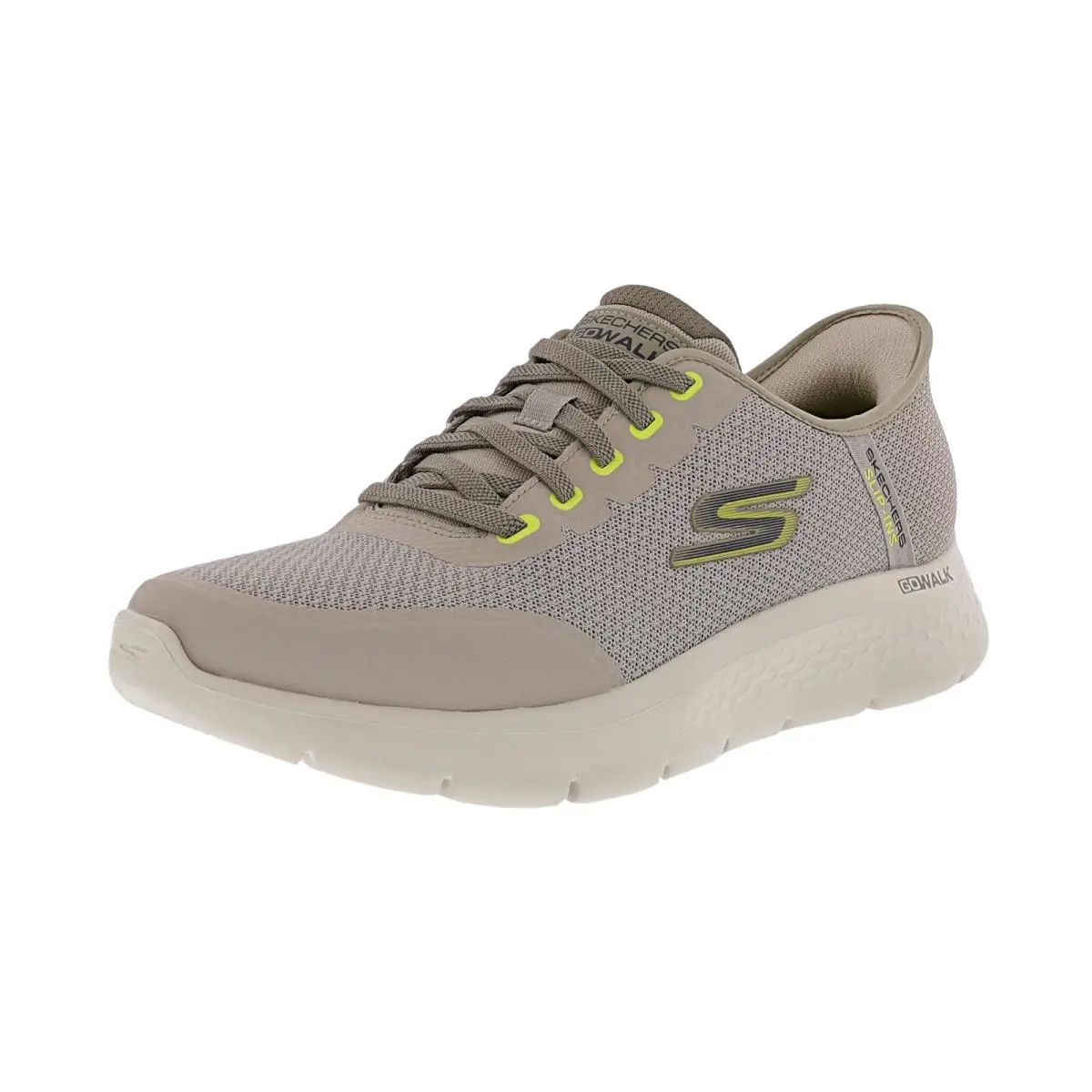 Skechers Men`s Slip-ins: GO Walk Flex- Netro 216332/TPE Walking Shoes - TAUPE