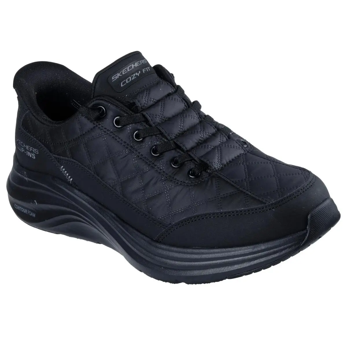 Skechers shoes - No Tie Fit™ - laces never come untied - 232619 - Black 4