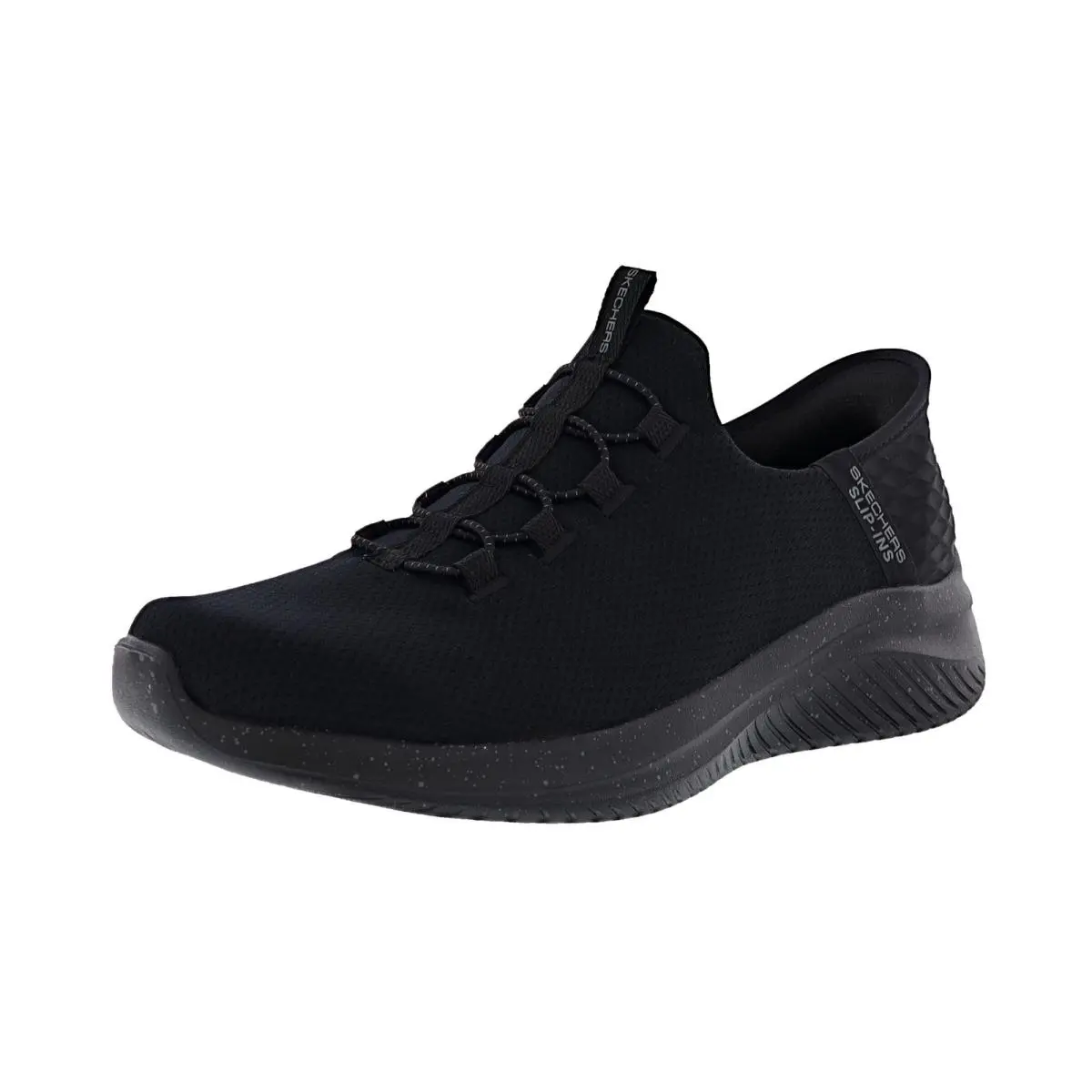 Skechers Men`s Slip-ins:ultra Flex 3.0-RIGHT Away 232452W/BBK Wide Walking Shoes - BLACK / BLACK