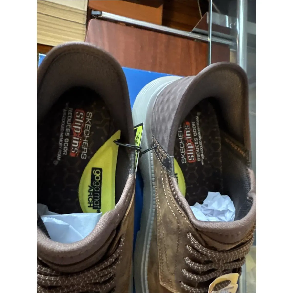 Skechers shoes - Garza-Gervin - 205046-CDB - Dark Brown 10