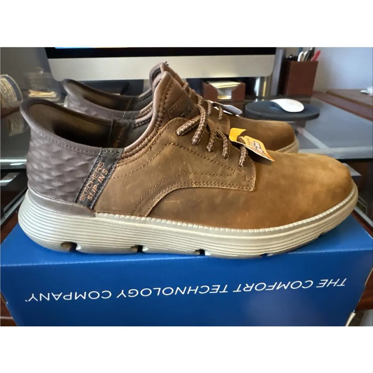 Skechers shoes - Garza-Gervin - 205046-CDB - Dark Brown 12