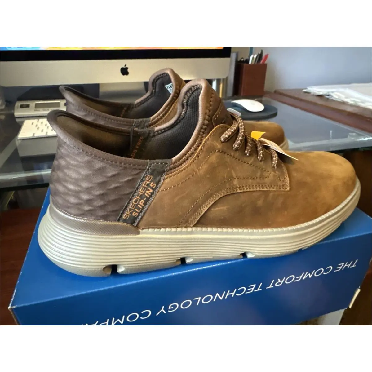 Skechers shoes - Garza-Gervin - 205046-CDB - Dark Brown 1