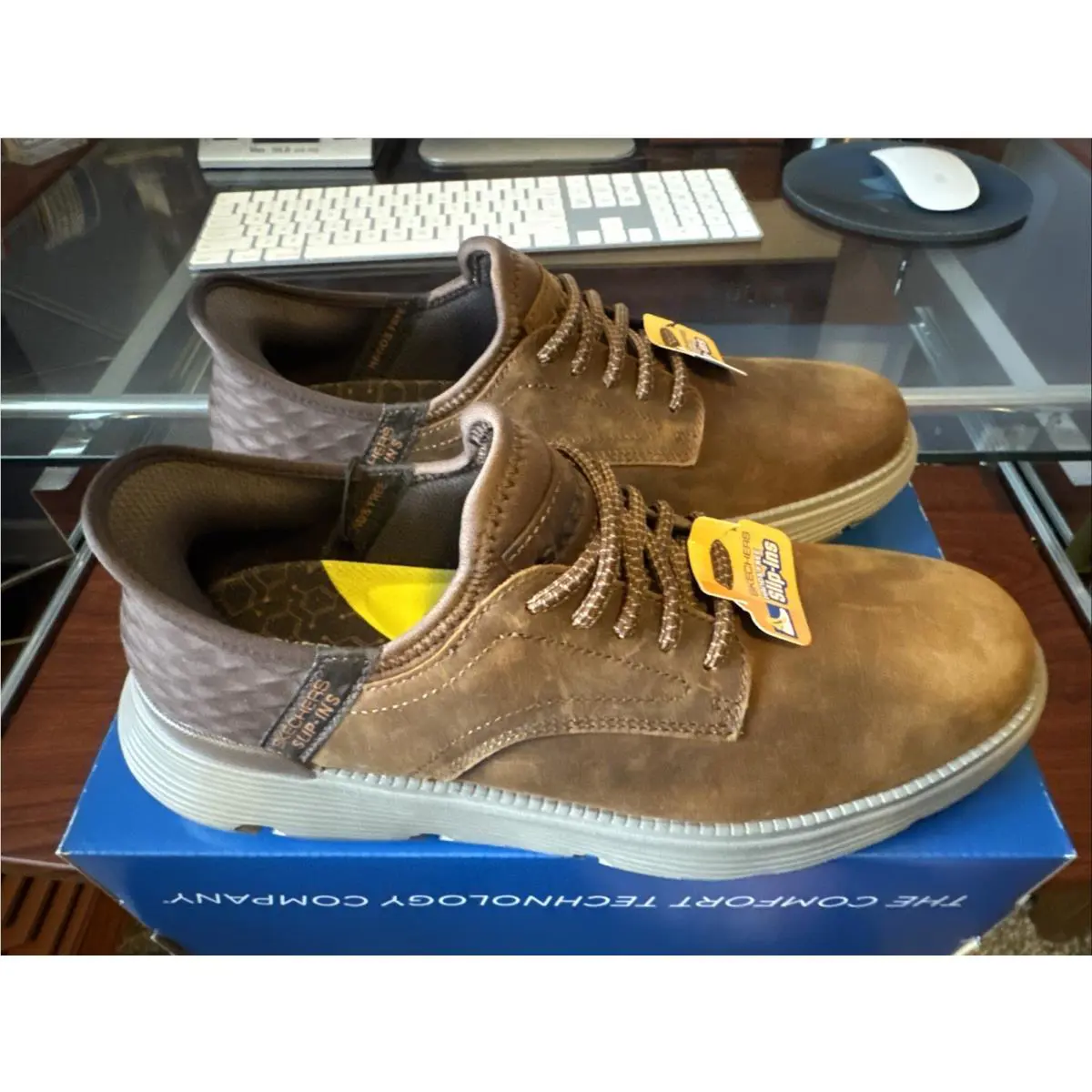 Skechers shoes - Garza-Gervin - 205046-CDB - Dark Brown 27