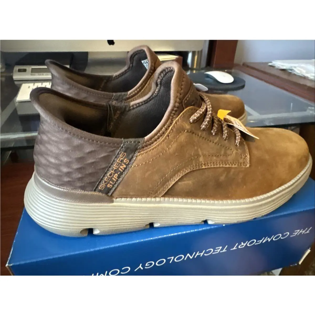 Skechers shoes - Garza-Gervin - 205046-CDB - Dark Brown 38