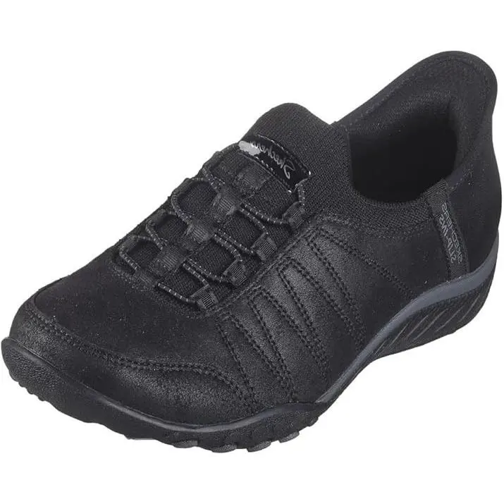 Skechers Women`s Breathe Easy-home Body Sneaker - Black