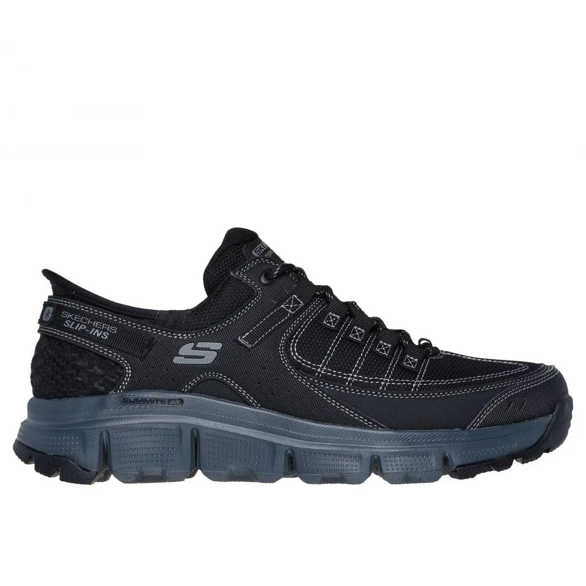 Skechers Men`s Slip-ins: Summits AT Sneaker Black/charcoal - 237622-BKCC Black/ - BLACK/CHARCOAL