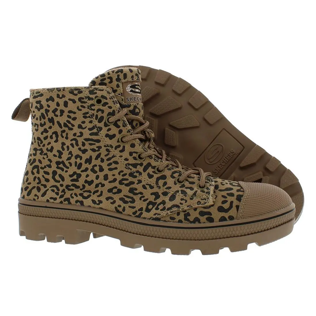 Skechers Roadies Feline Fierce Boot Suede Womens Shoes