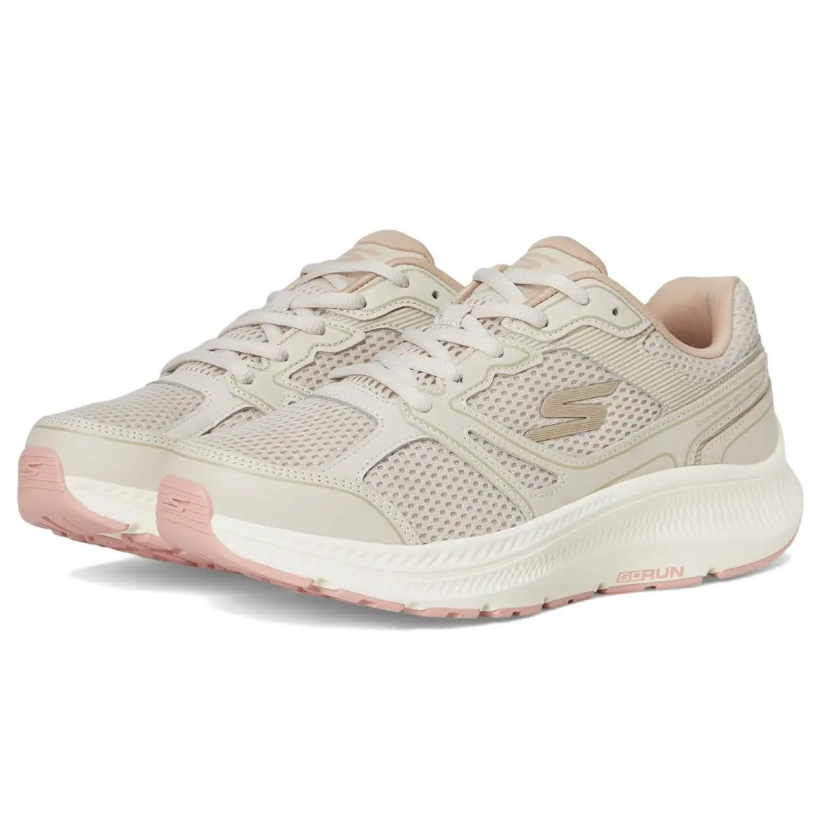 Woman`s Sneakers Athletic Shoes Skechers Go Run Consistent Mapleton - Natural