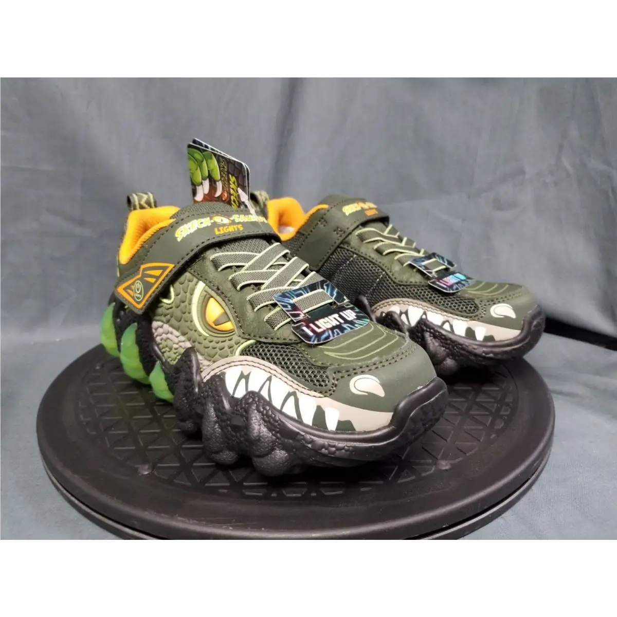 Skechers shoes - Skechers Skech-O-Saurus - 400121L/OLV - Green (UPC: 198376279363) 8