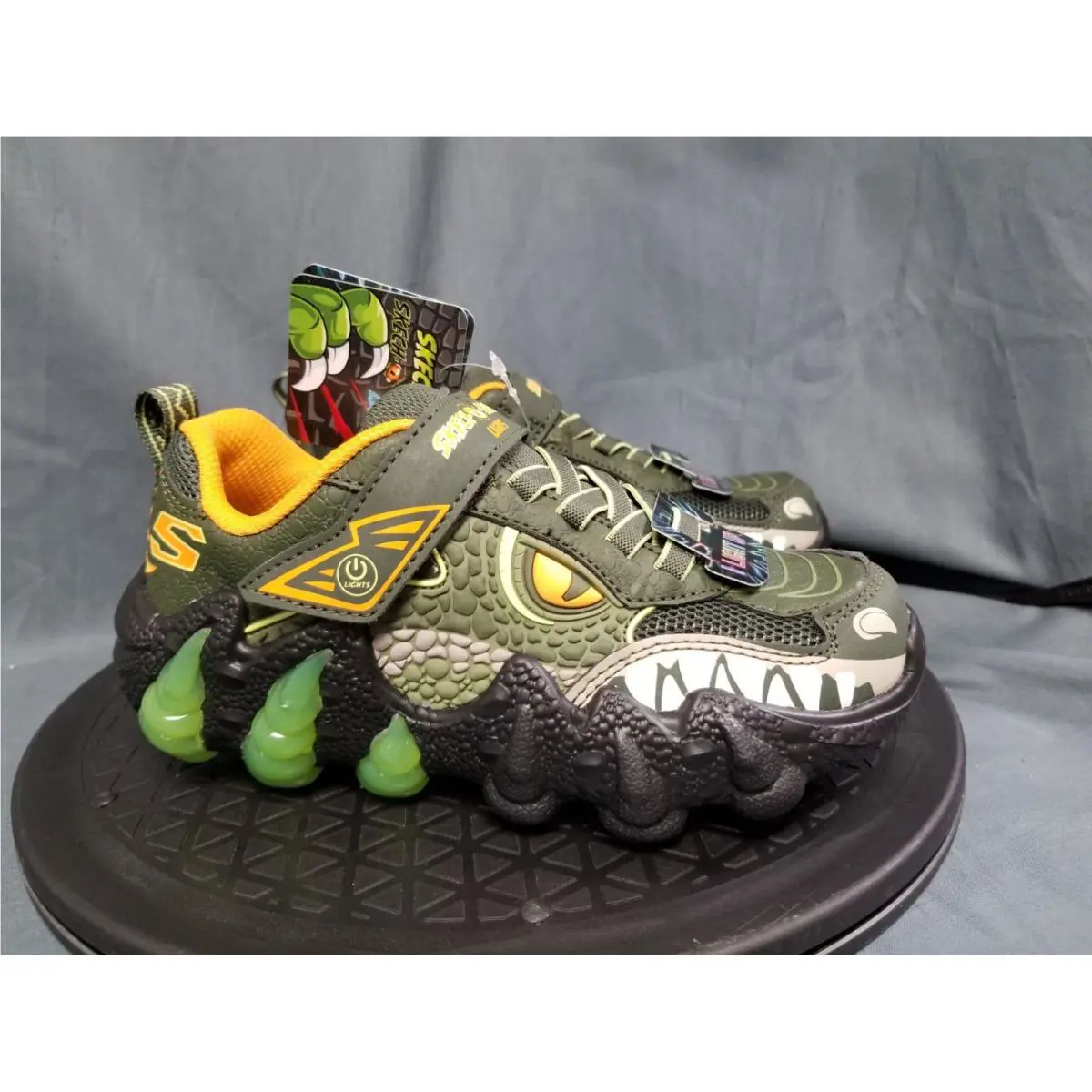 Skechers shoes - Skechers Skech-O-Saurus - 400121L/OLV - Green (UPC: 198376279363) 7
