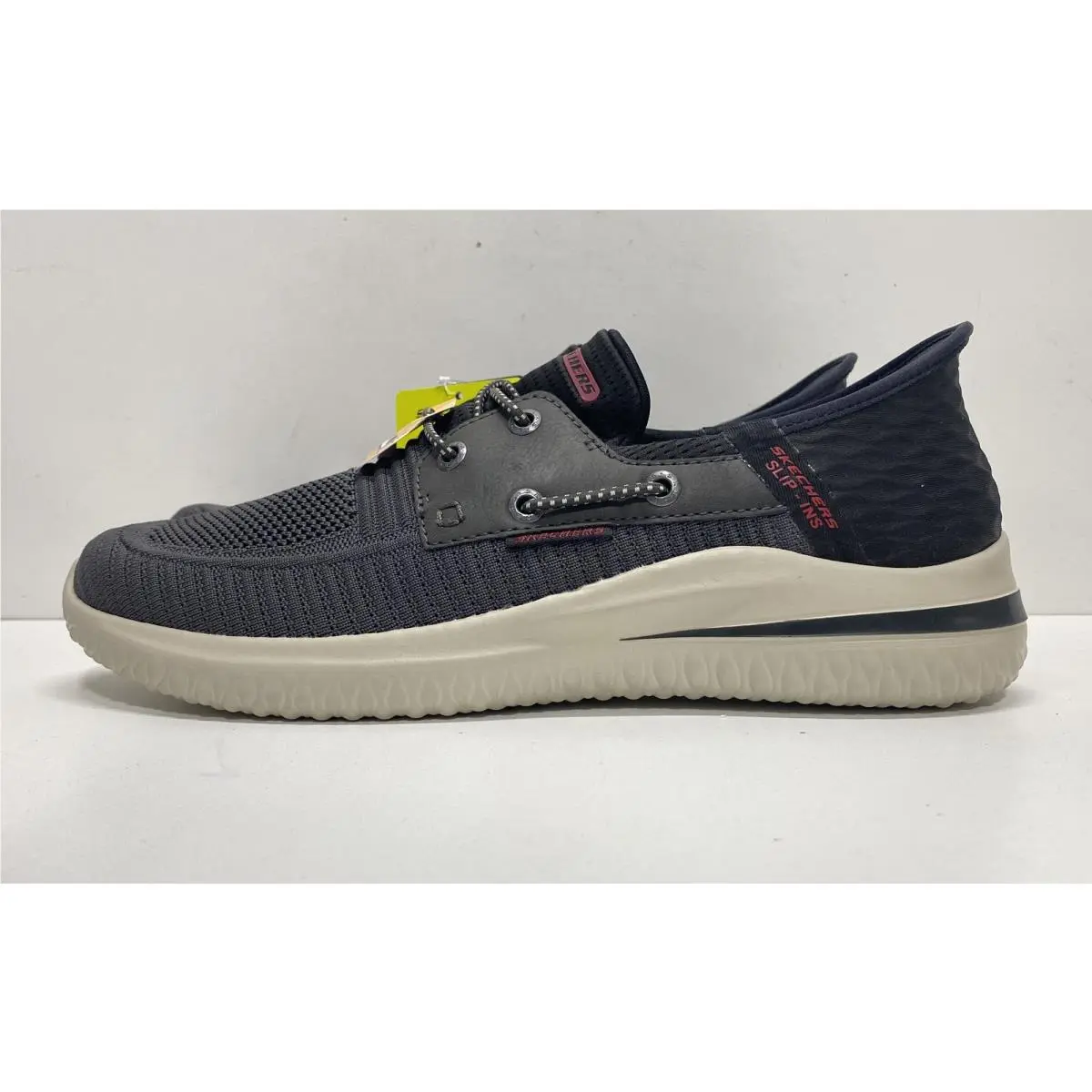 Skechers Hands Free Slip-ins Arch Fit Waveport Charcoal Black Size 9.5