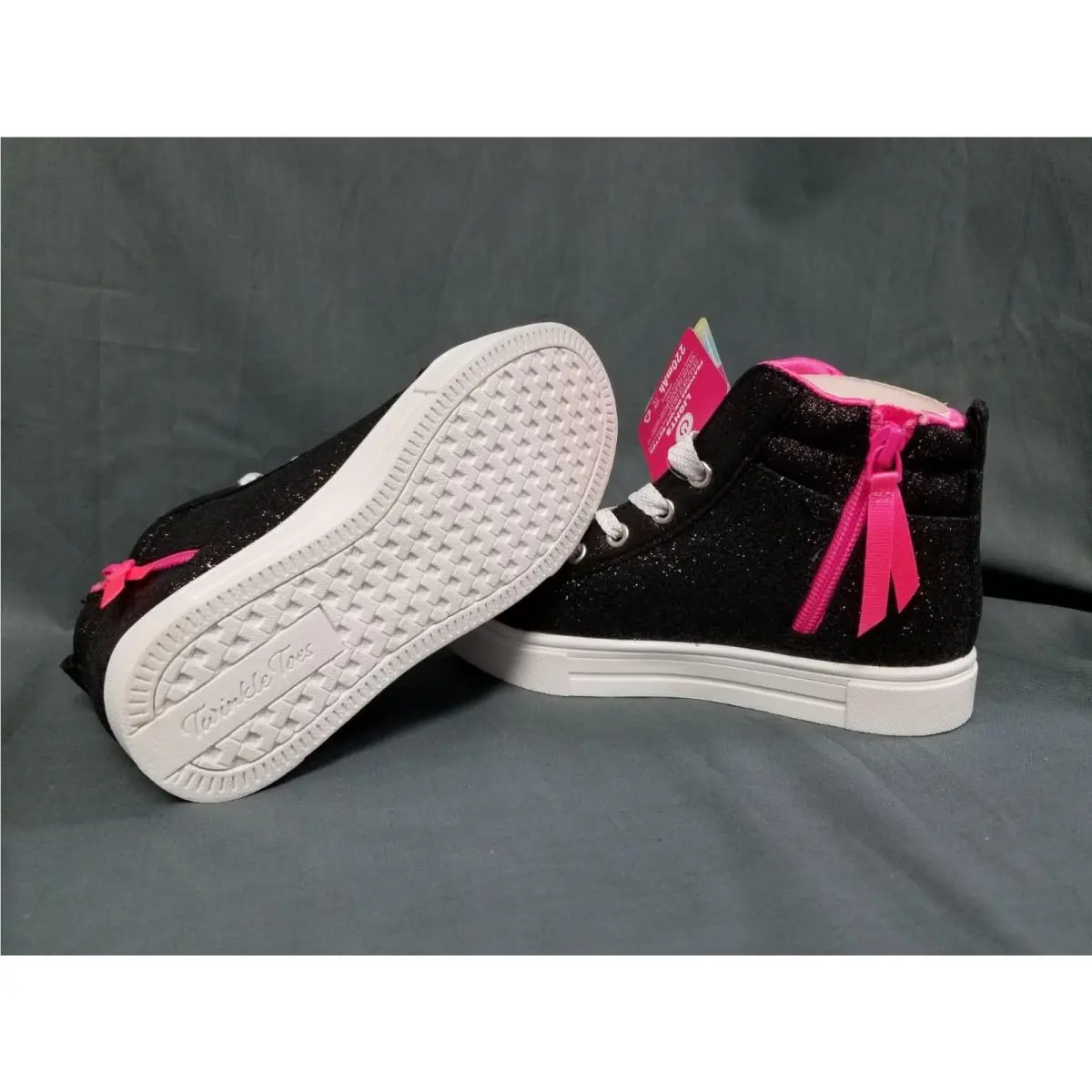 Skechers shoes - Skechers Twinkle Spark Light-Ups - Twinkle Spark - 314816L/BLK - Pink 0